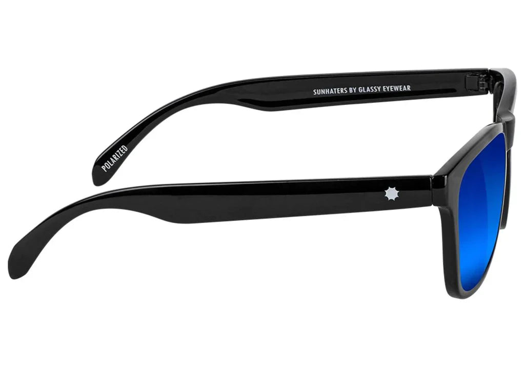 Elvora - Deric Polarized - Black/Blue Mirror